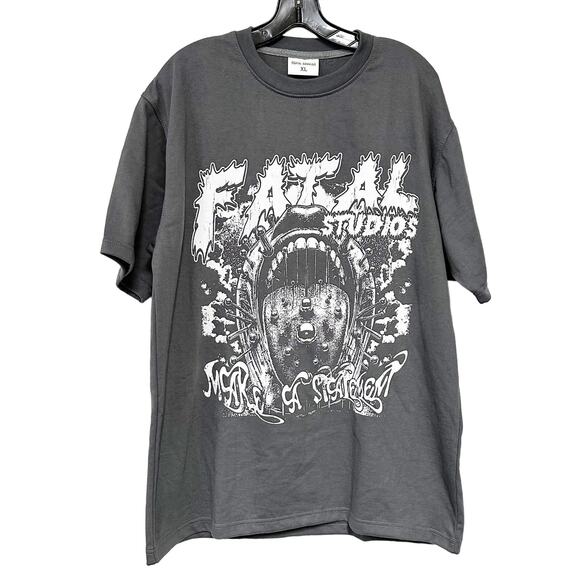 Fatal Studios "Phase One" Tee - Charcoal Gray Size XL New No tags - Picture 1 of 4